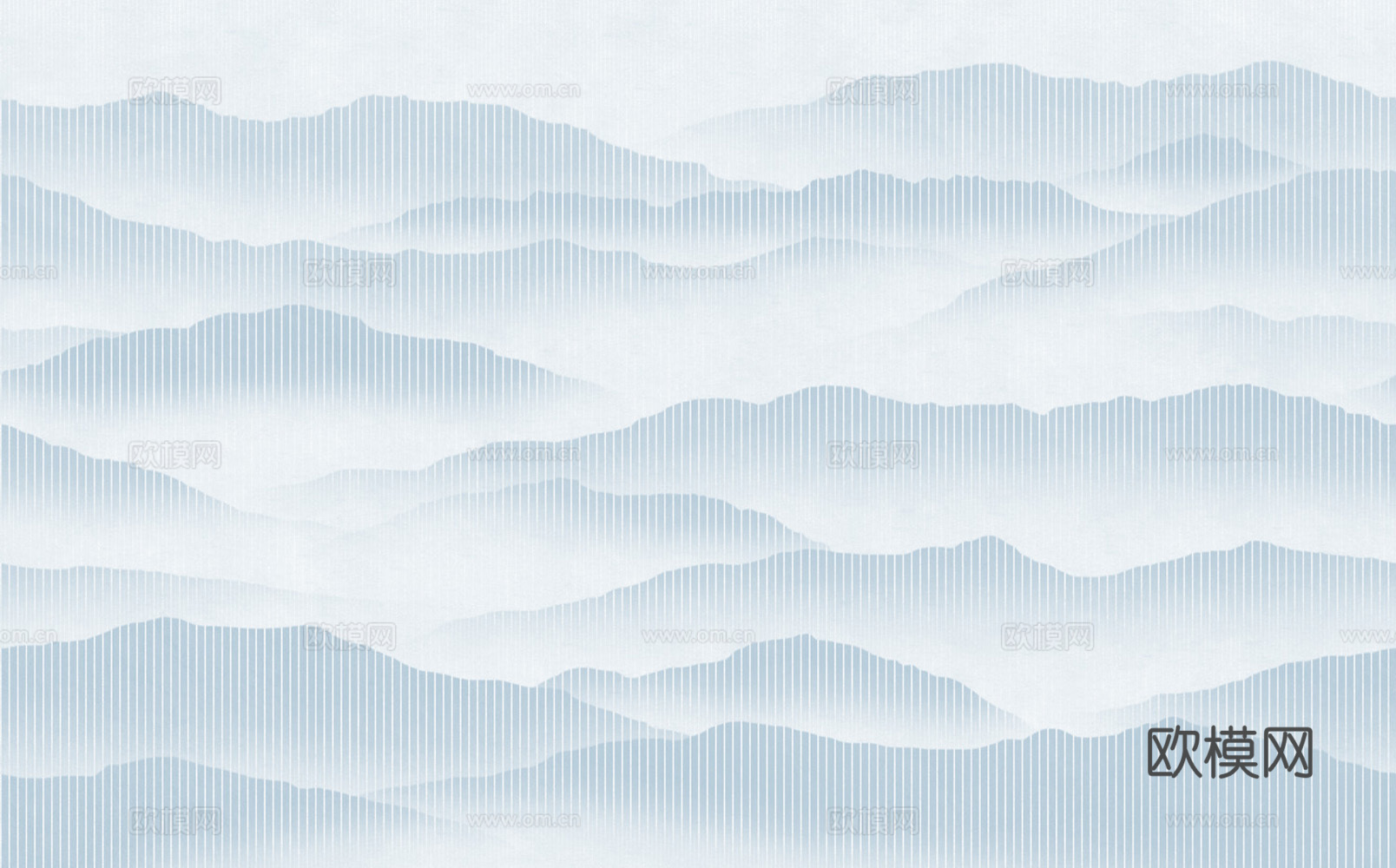 浅蓝色壁画