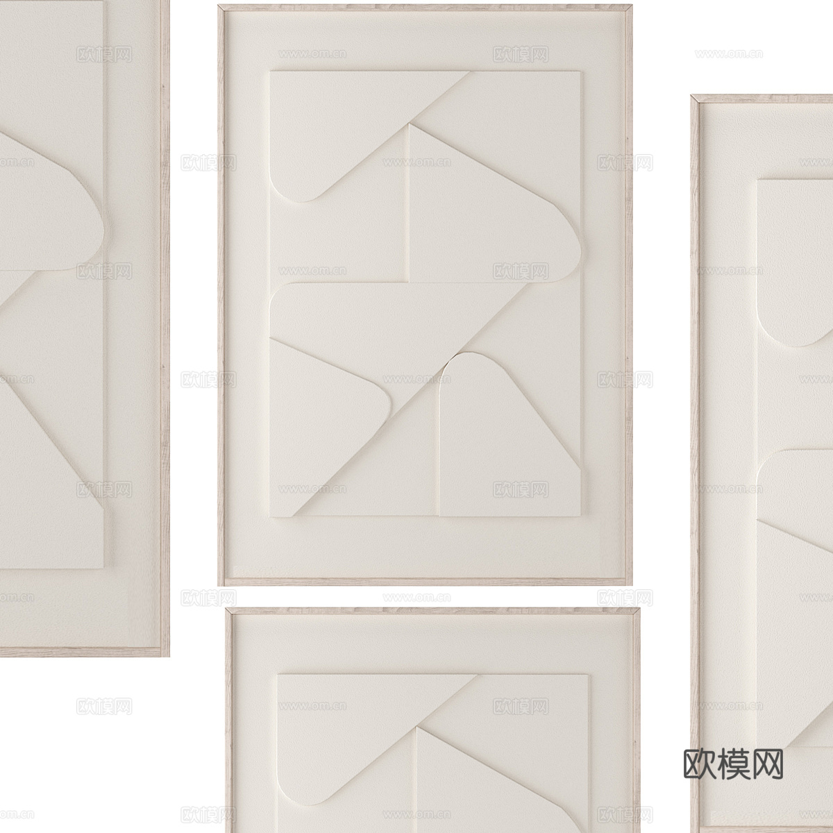 现代简约挂画 挂画 简约挂画 休闲挂画3d模型