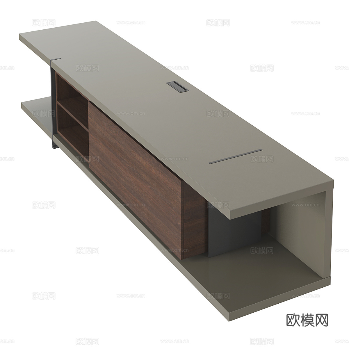 现代意式电视柜3d模型