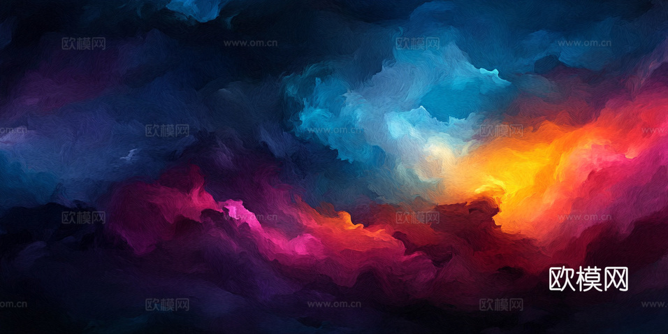 梦幻云彩科幻电视屏幕下载(渲染图2)