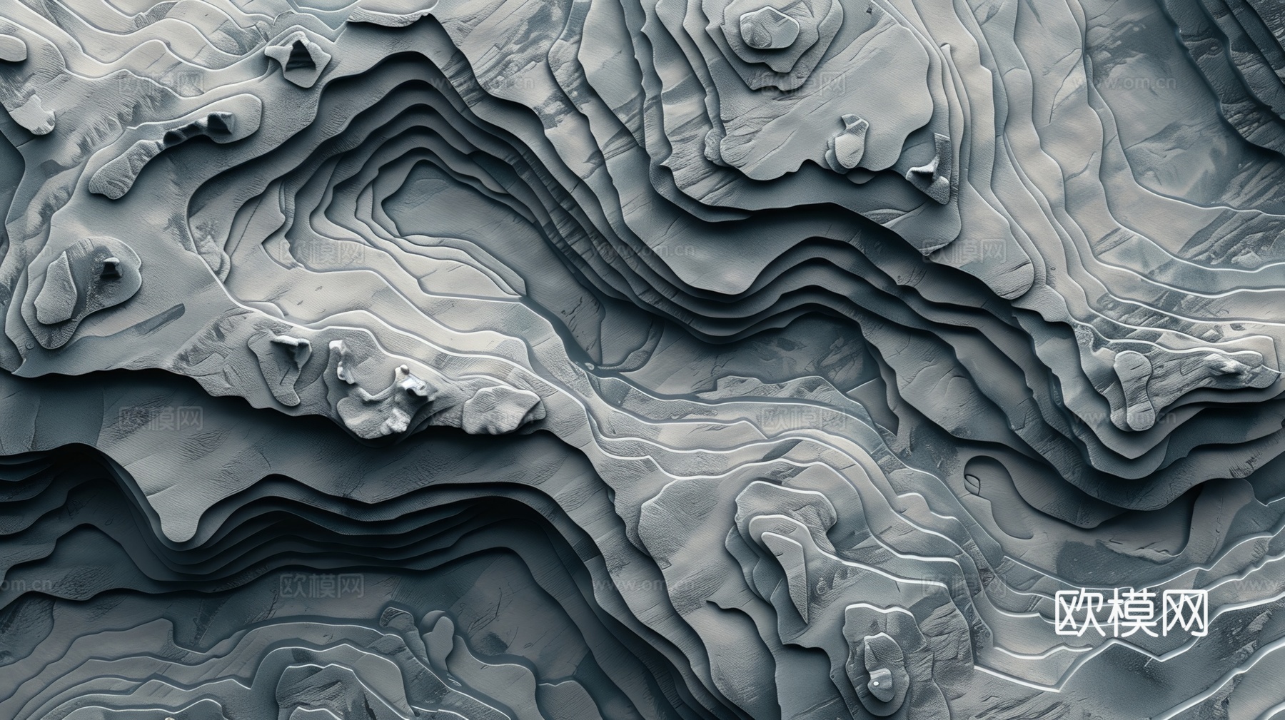 3D浮雕立体砖墙背景下载（渲染图7）