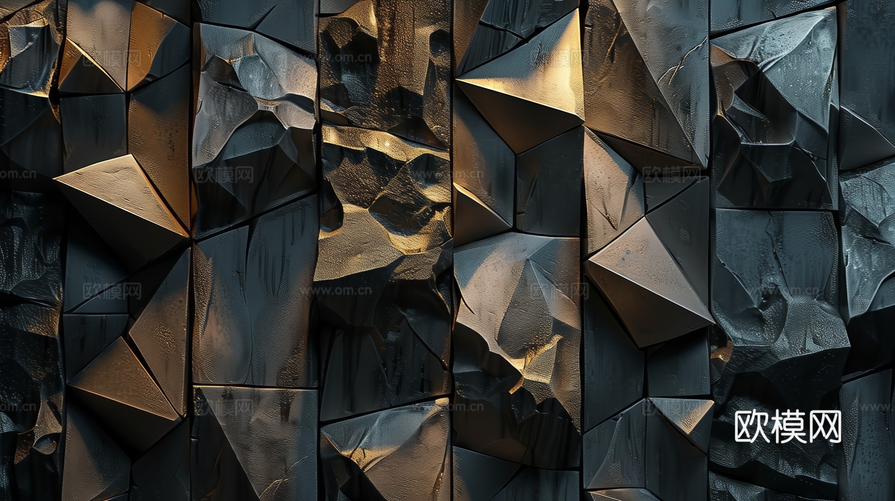 3D浮雕立体砖墙背景下载（渲染图8）