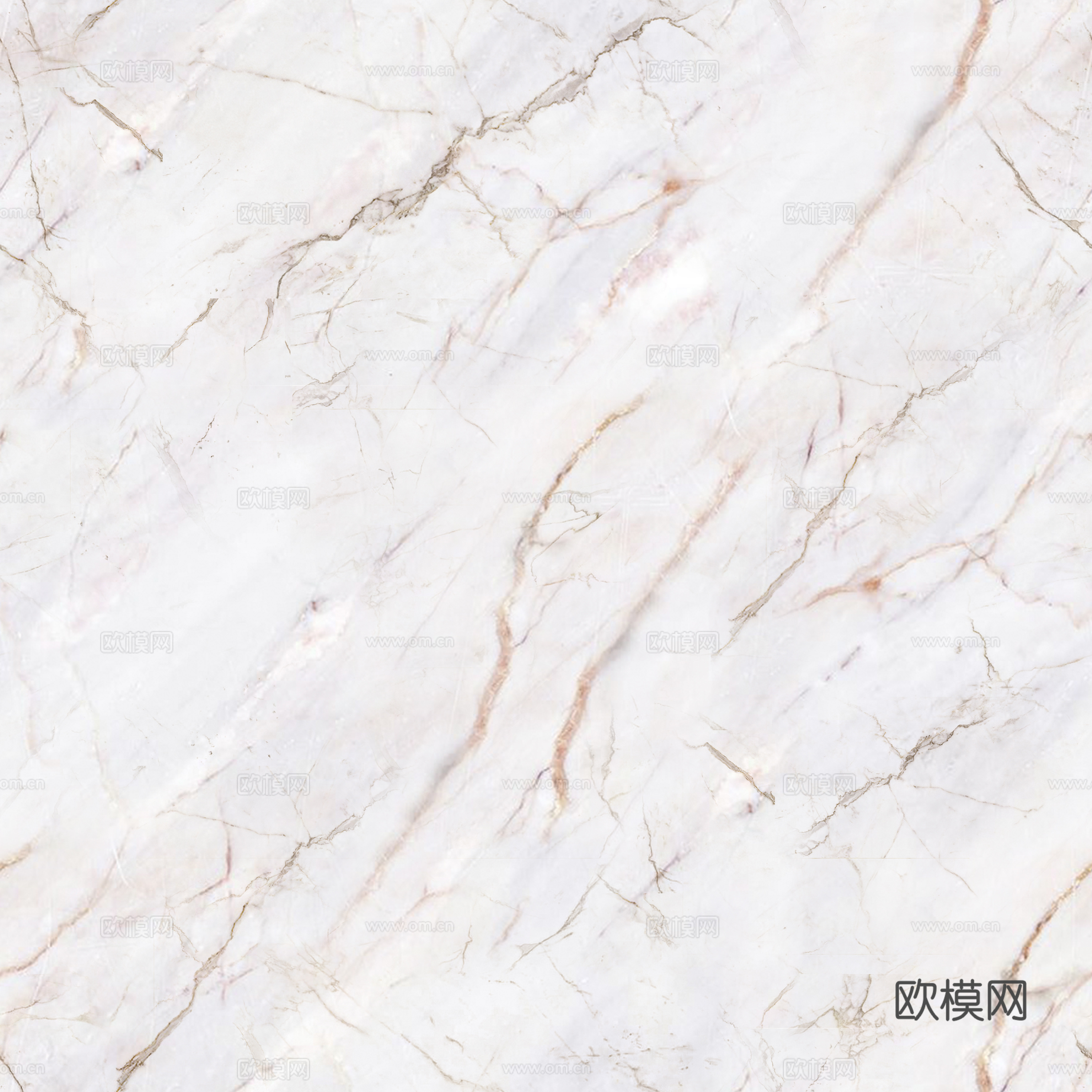 简一白色无缝大理石贴图
