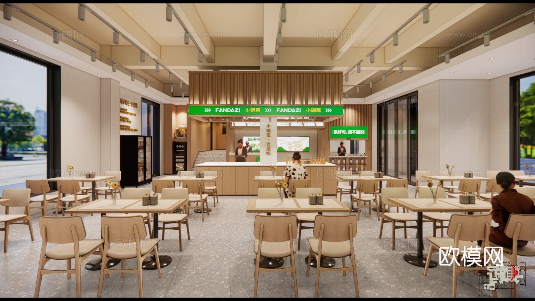 饭店全套装饰图纸cad施工图