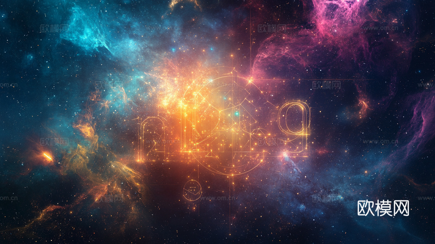 梦幻云彩科幻电视屏幕