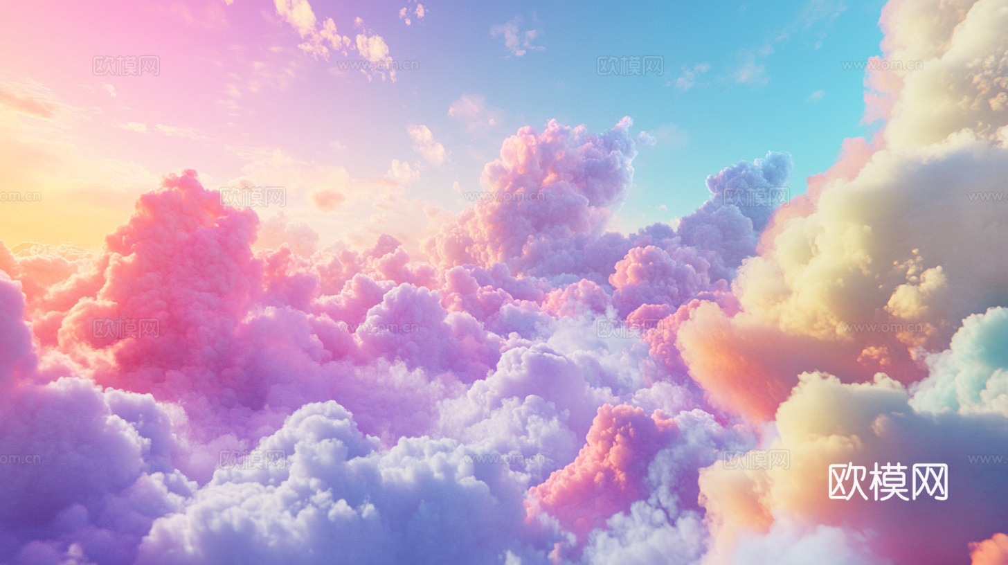 梦幻云彩科幻电视屏幕下载（渲染图7）