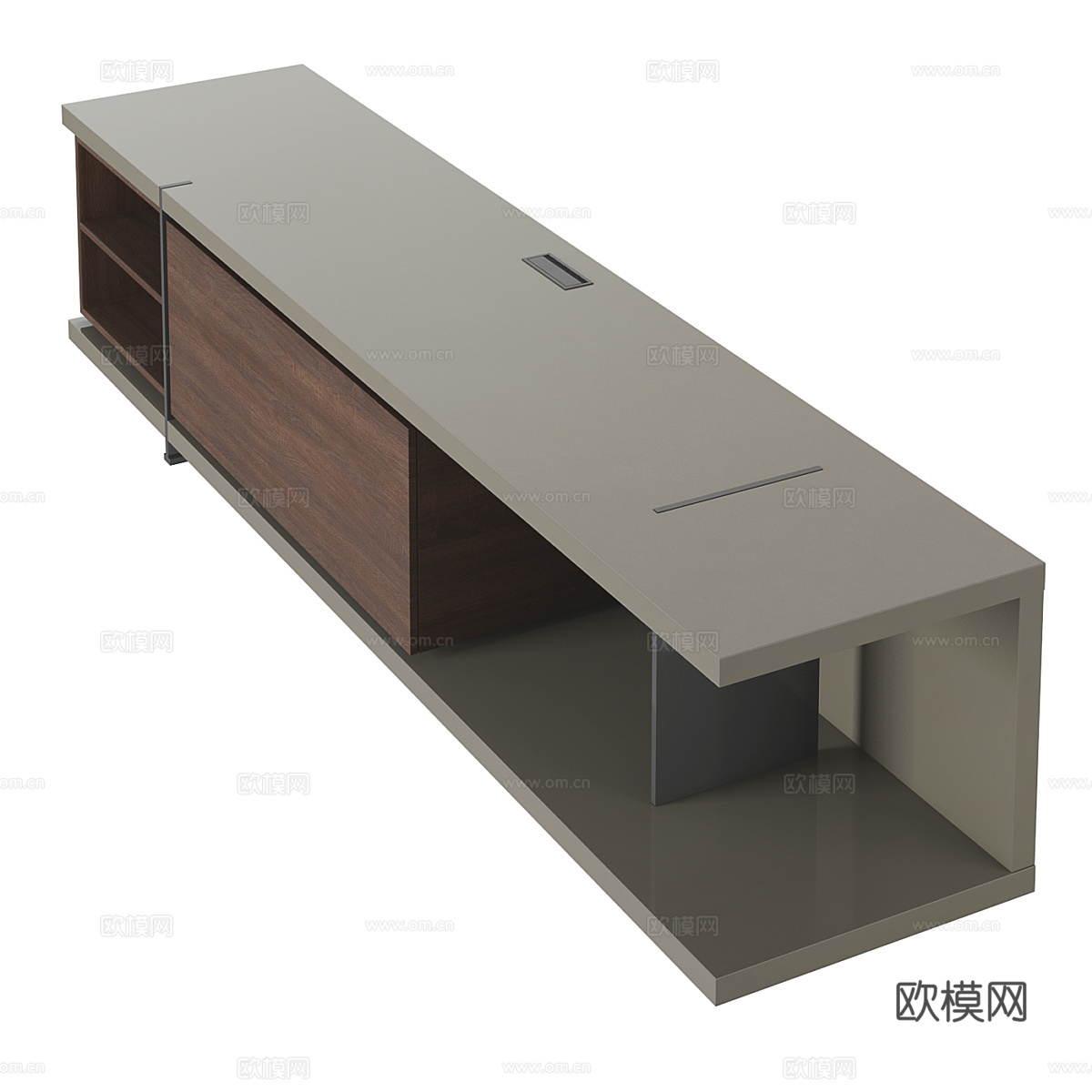 现代意式电视柜3d模型
