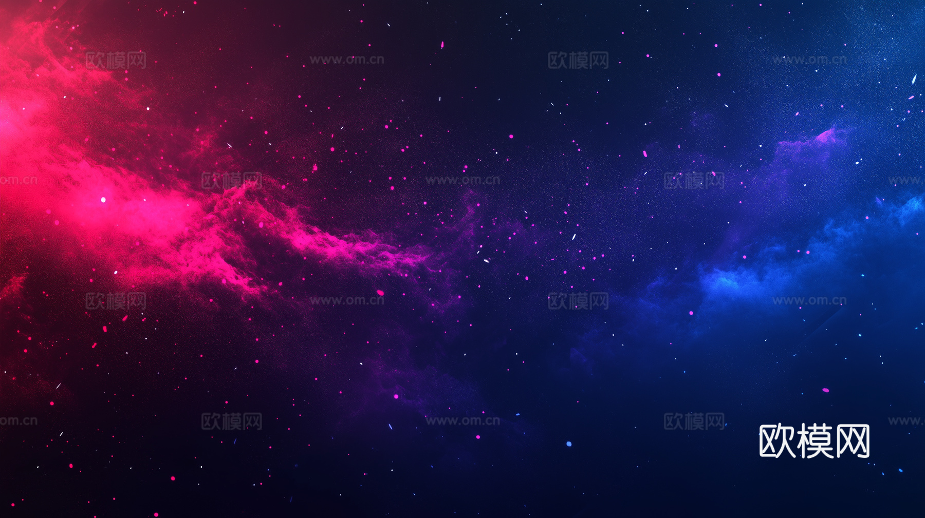 梦幻云彩科幻电视屏幕