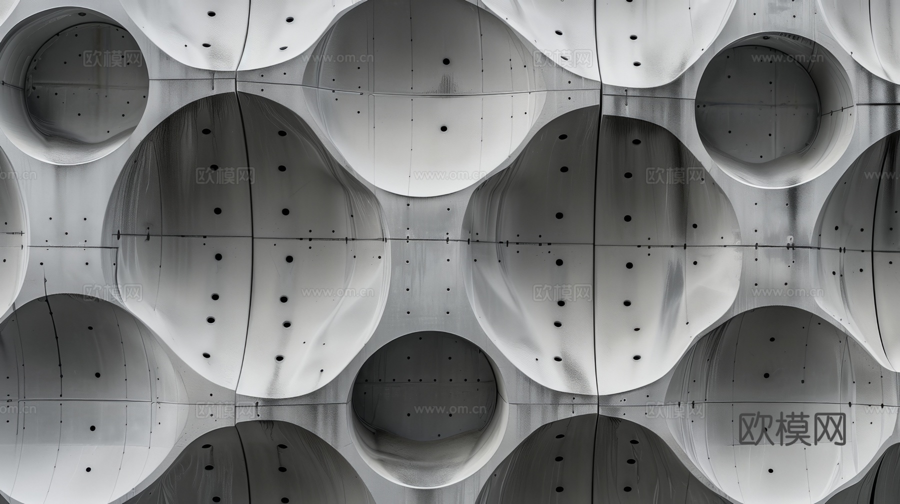 3D浮雕立体砖墙背景下载（渲染图2）