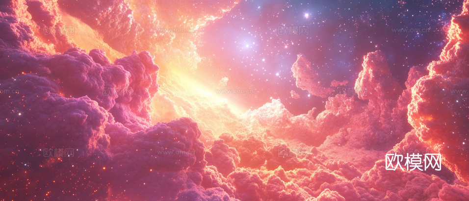 梦幻云彩科幻电视屏幕下载(渲染图5)