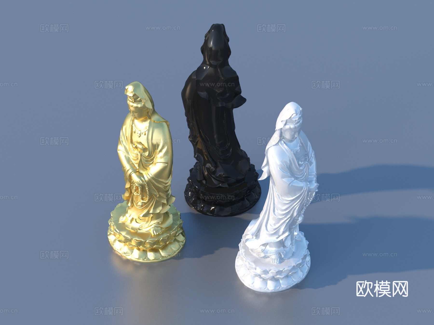佛像 观音菩萨3d模型