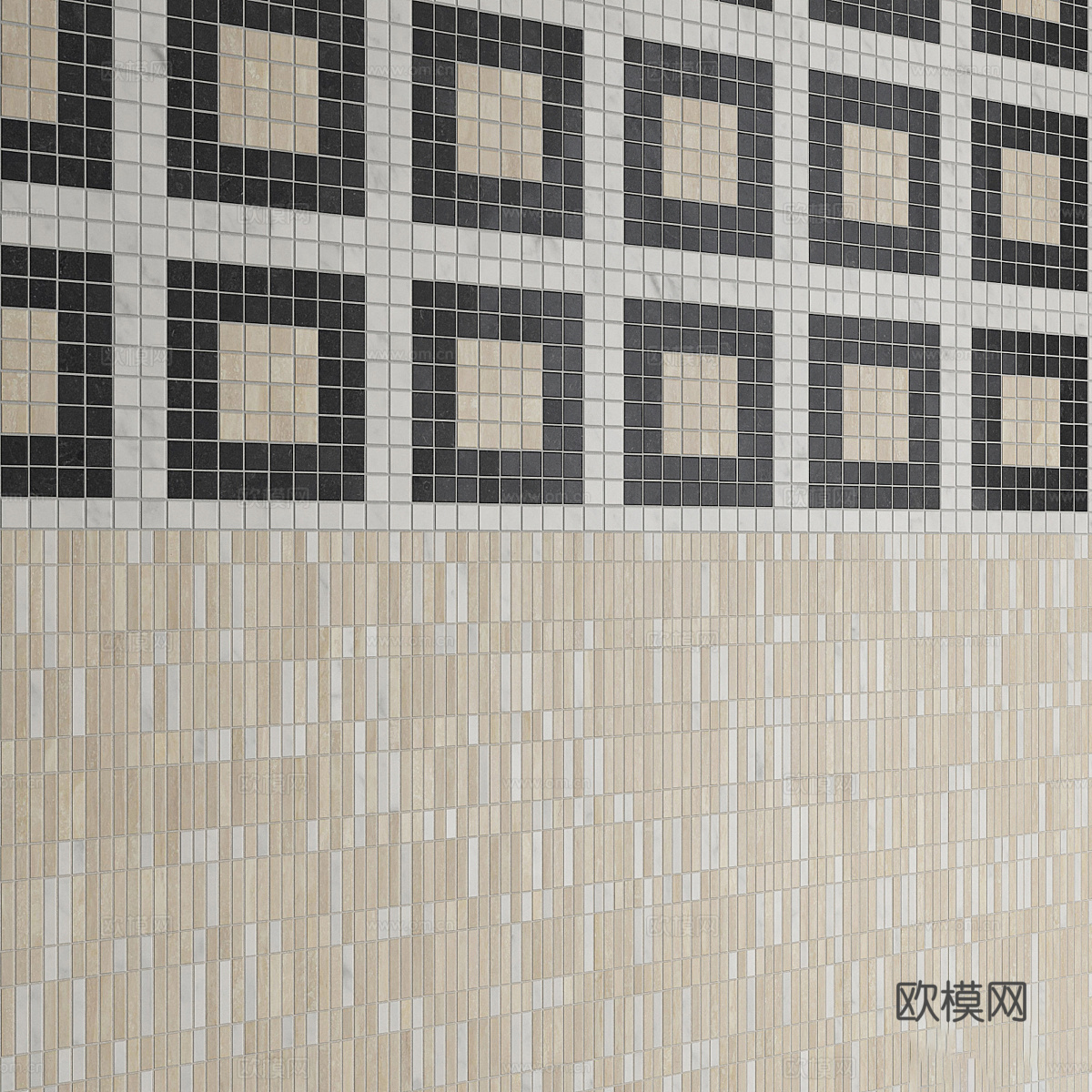 瓷砖 花砖 水泥砖 马赛克瓷砖 仿古砖3d模型