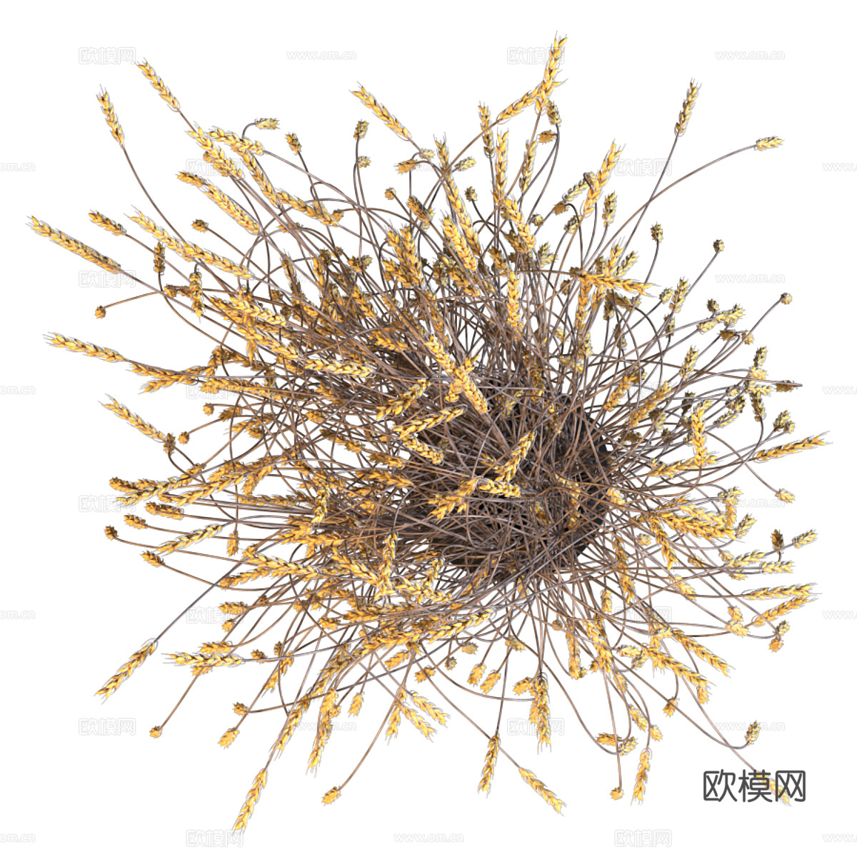 新中式侘寂花瓶花艺3d模型