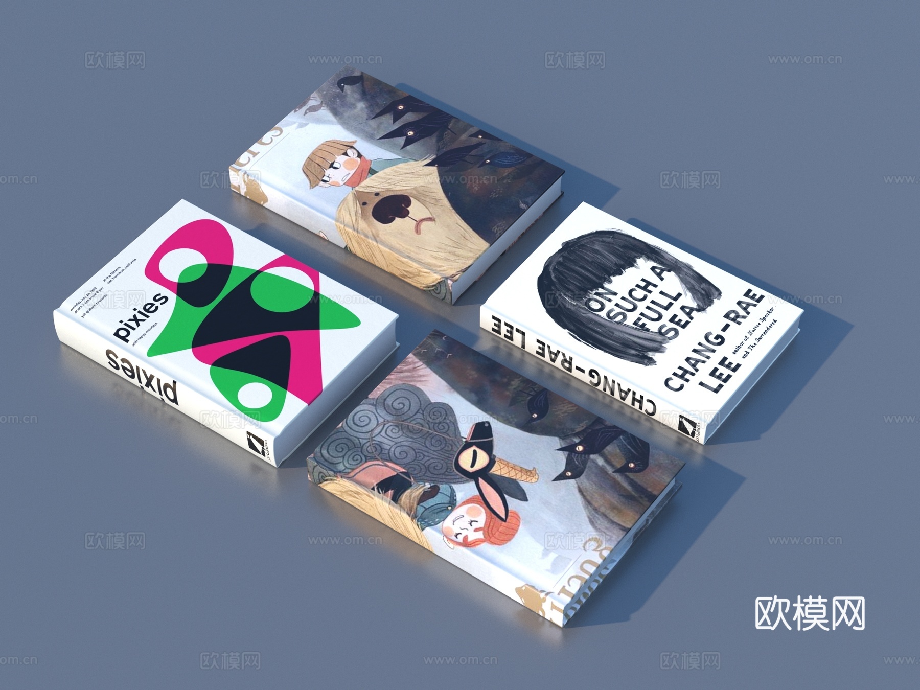 书 笔记本 名著小说 杂志 书刊3d模型