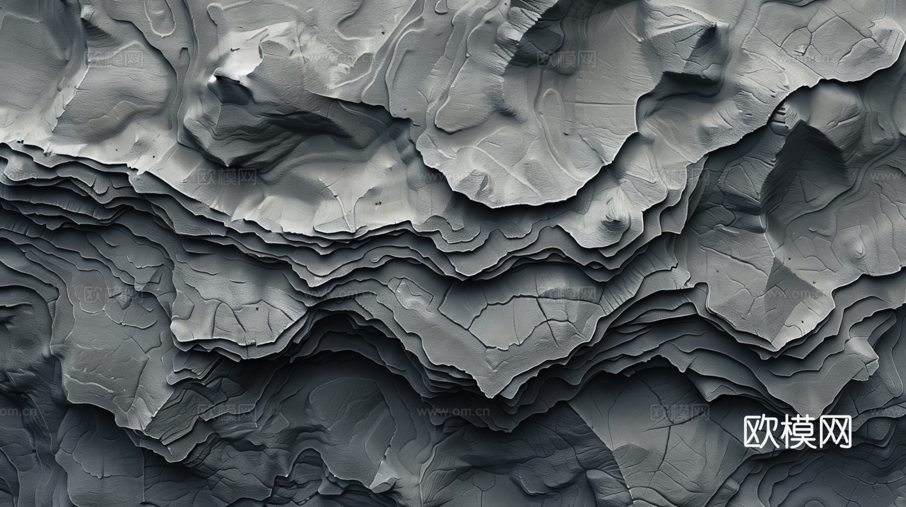 3D浮雕立体砖墙背景下载（渲染图8）