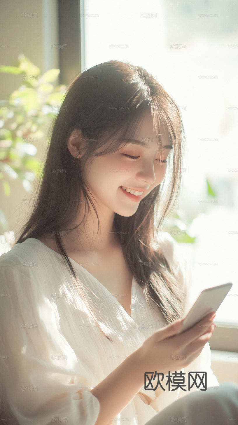 美女人物肖像挂画装饰画