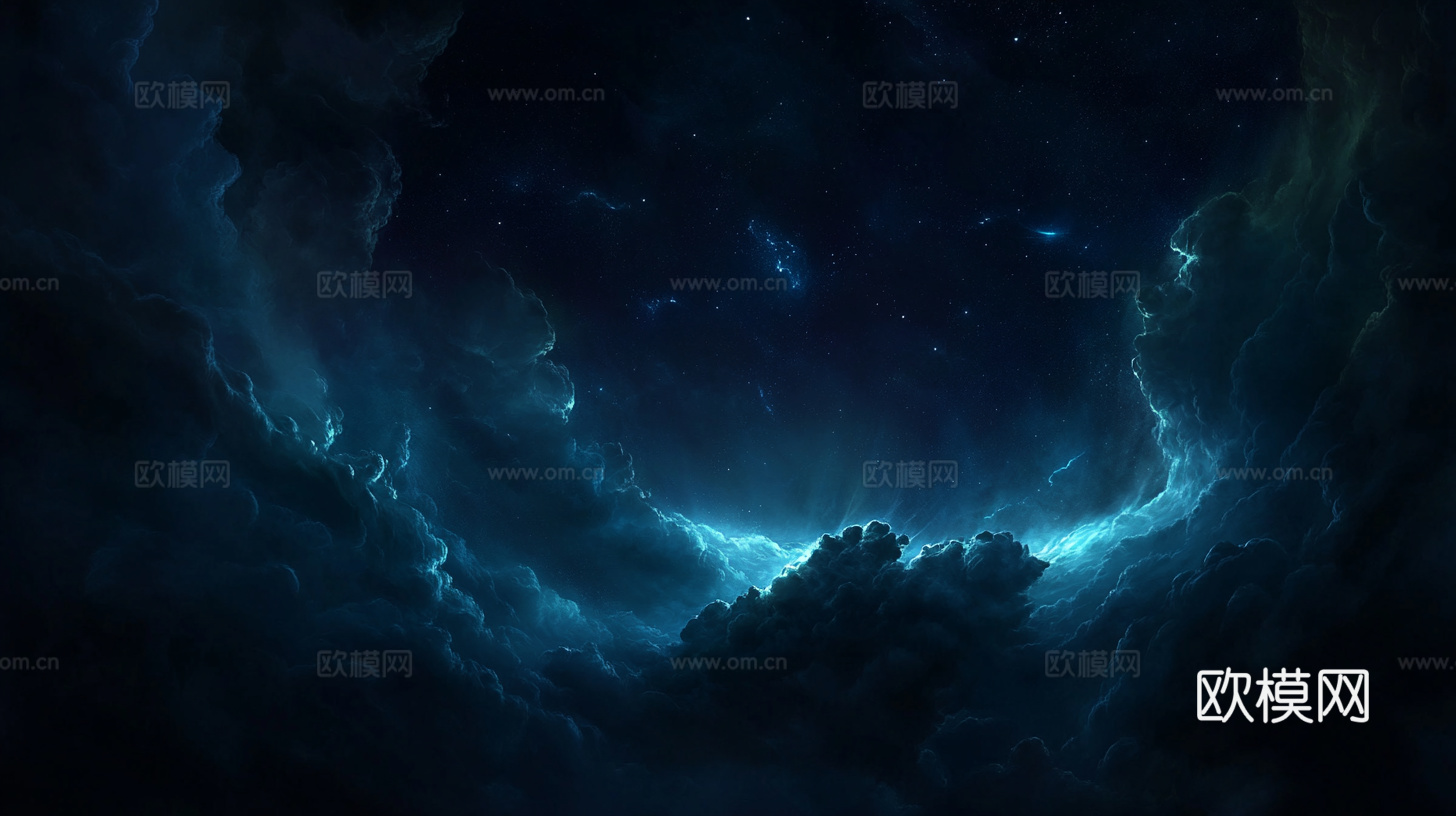 梦幻云彩科幻电视屏幕下载（渲染图6）