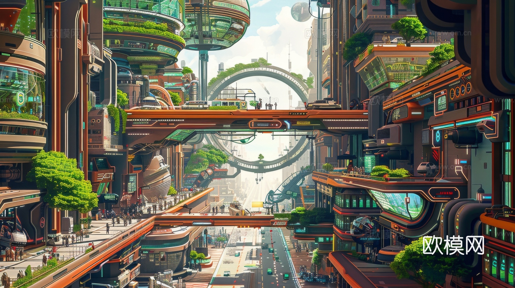 外景未来科幻城市