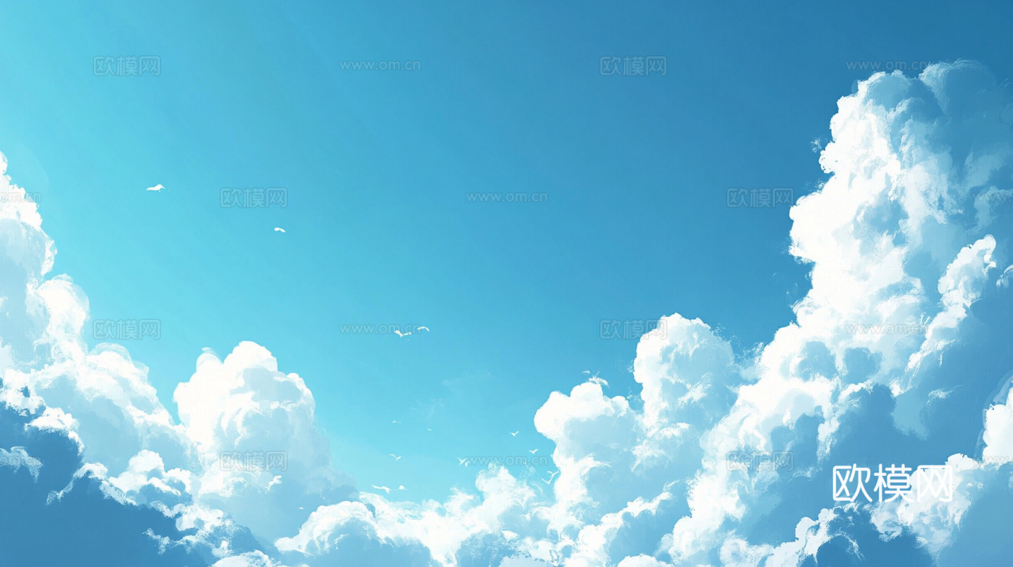 梦幻云彩科幻电视屏幕下载（渲染图5）