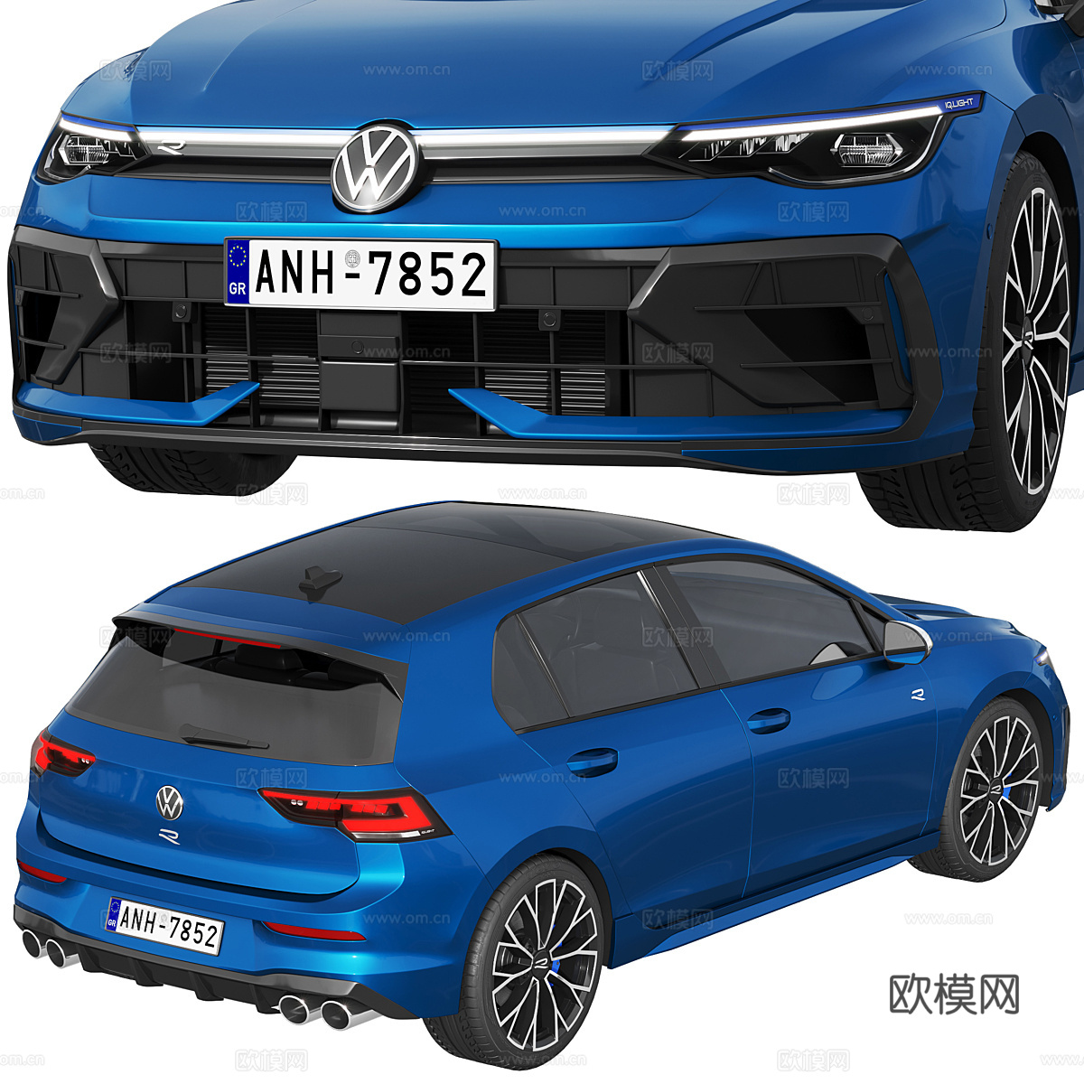 大众高尔夫 R 20253d模型