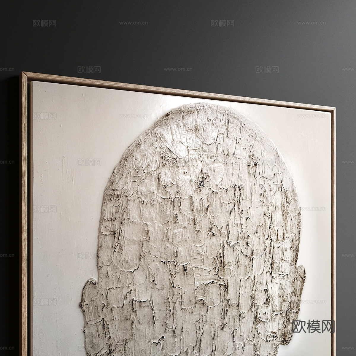 现代意式艺术挂画3d模型