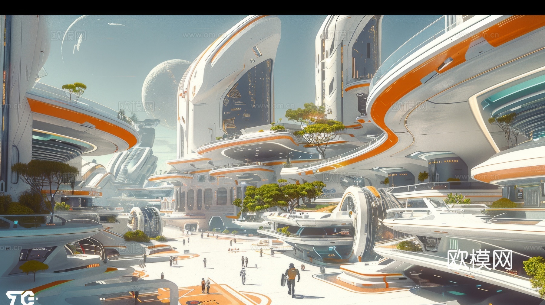 外景未来科幻城市下载（渲染图2）