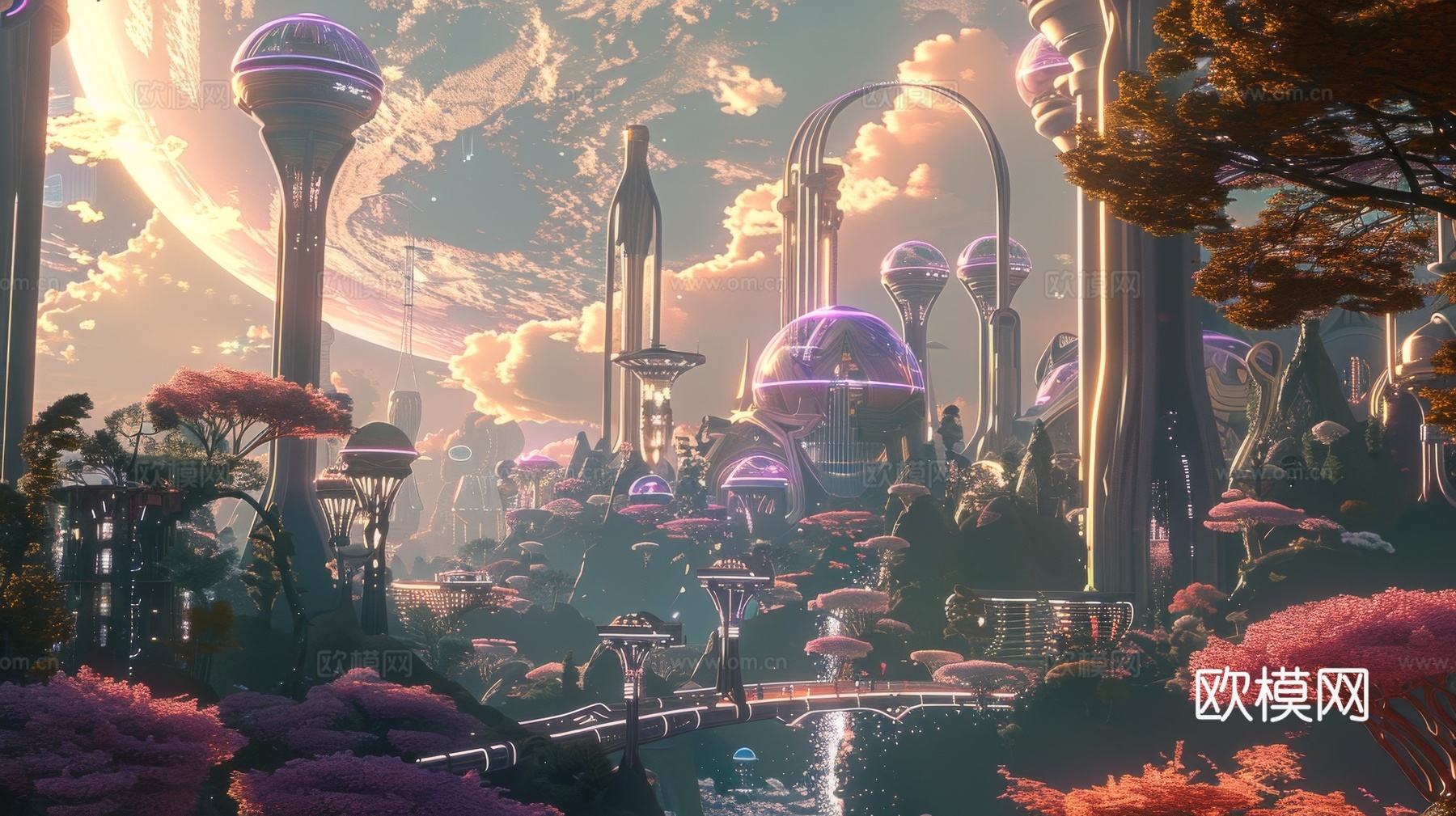 外景未来科幻城市下载（渲染图5）