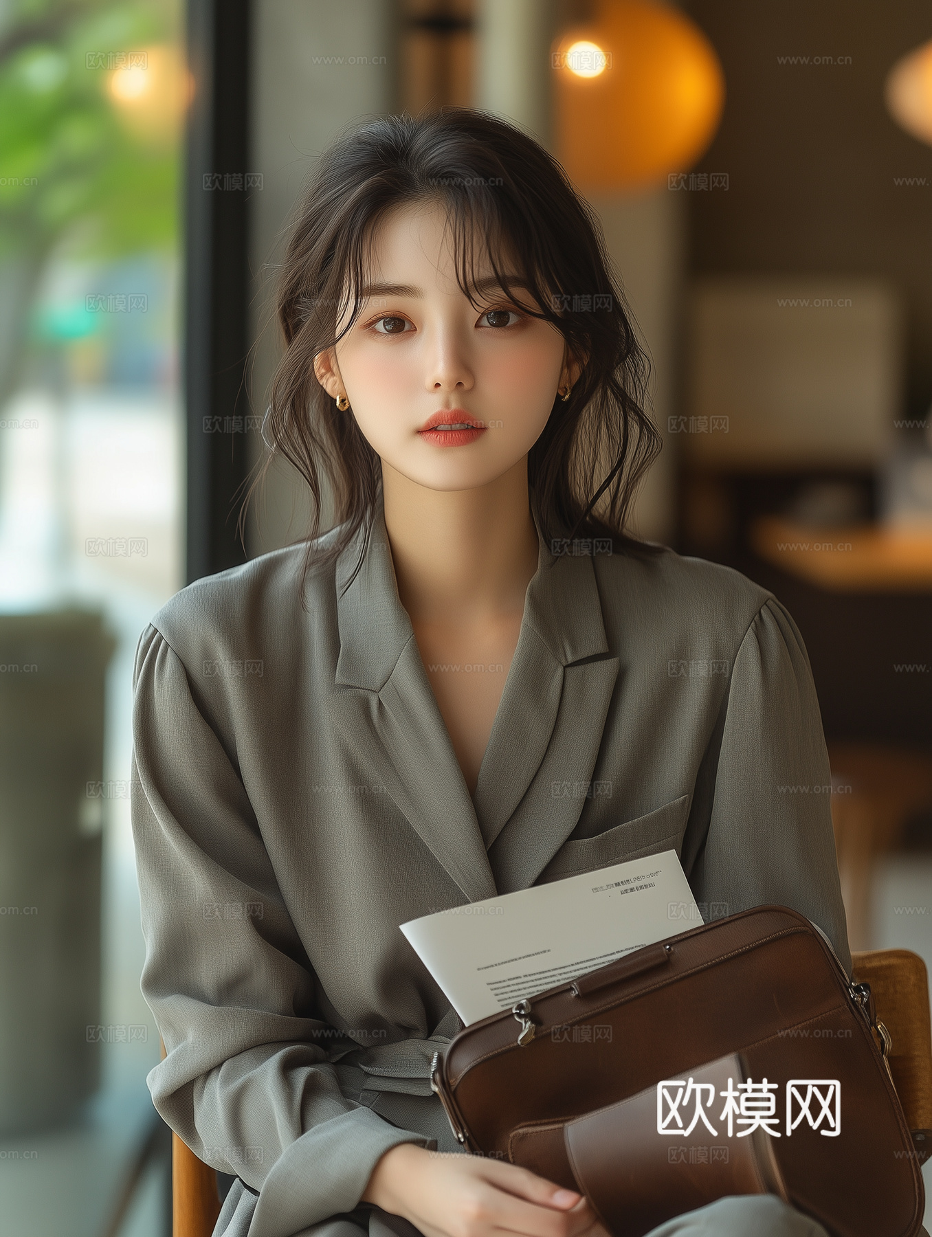 美女人物肖像挂画装饰画