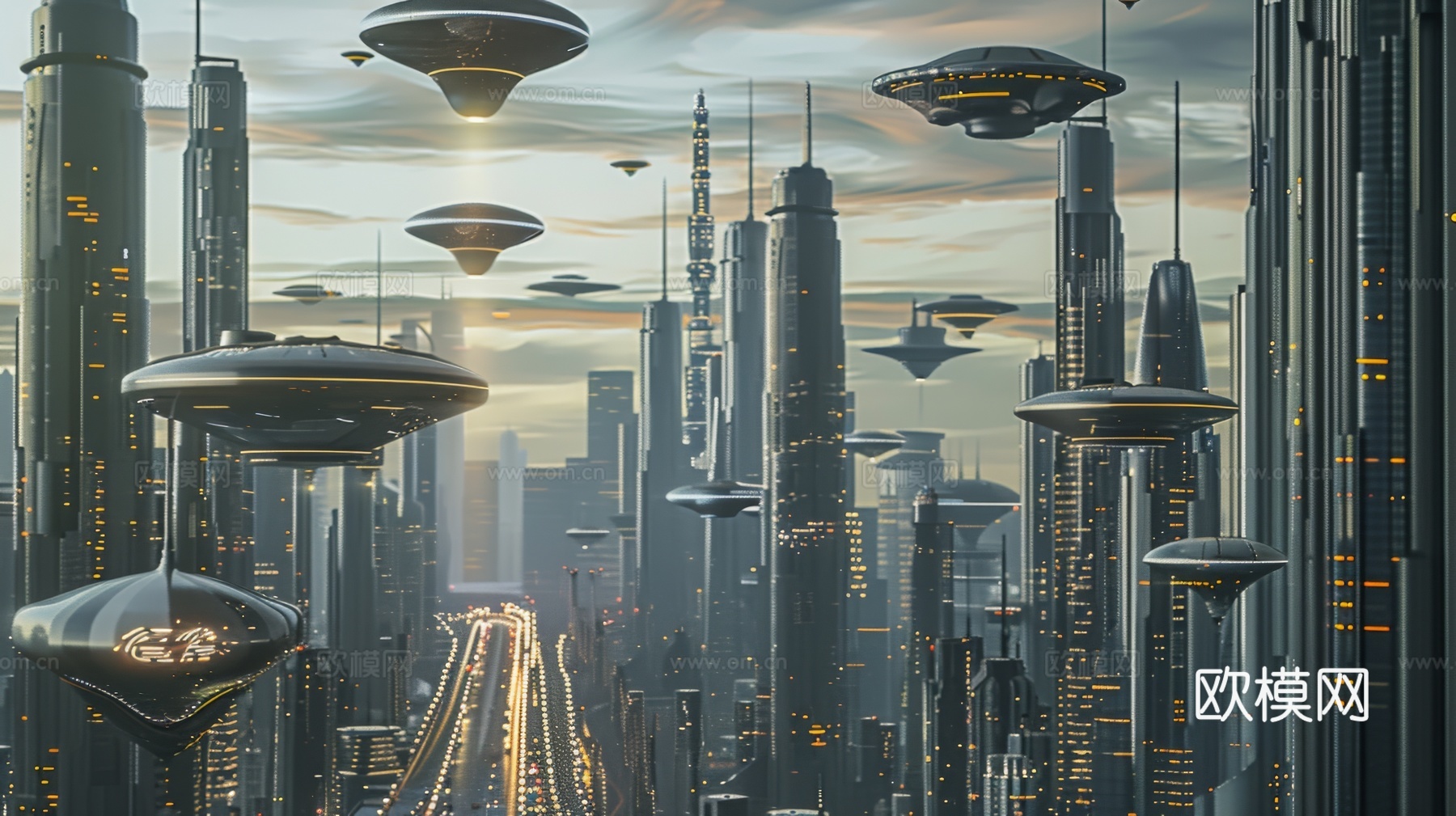 外景未来科幻城市