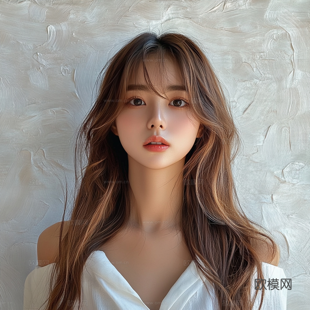 美女人物肖像挂画装饰画