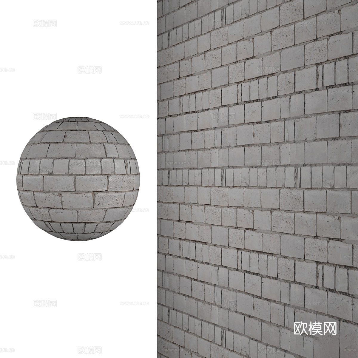 砖墙3d模型