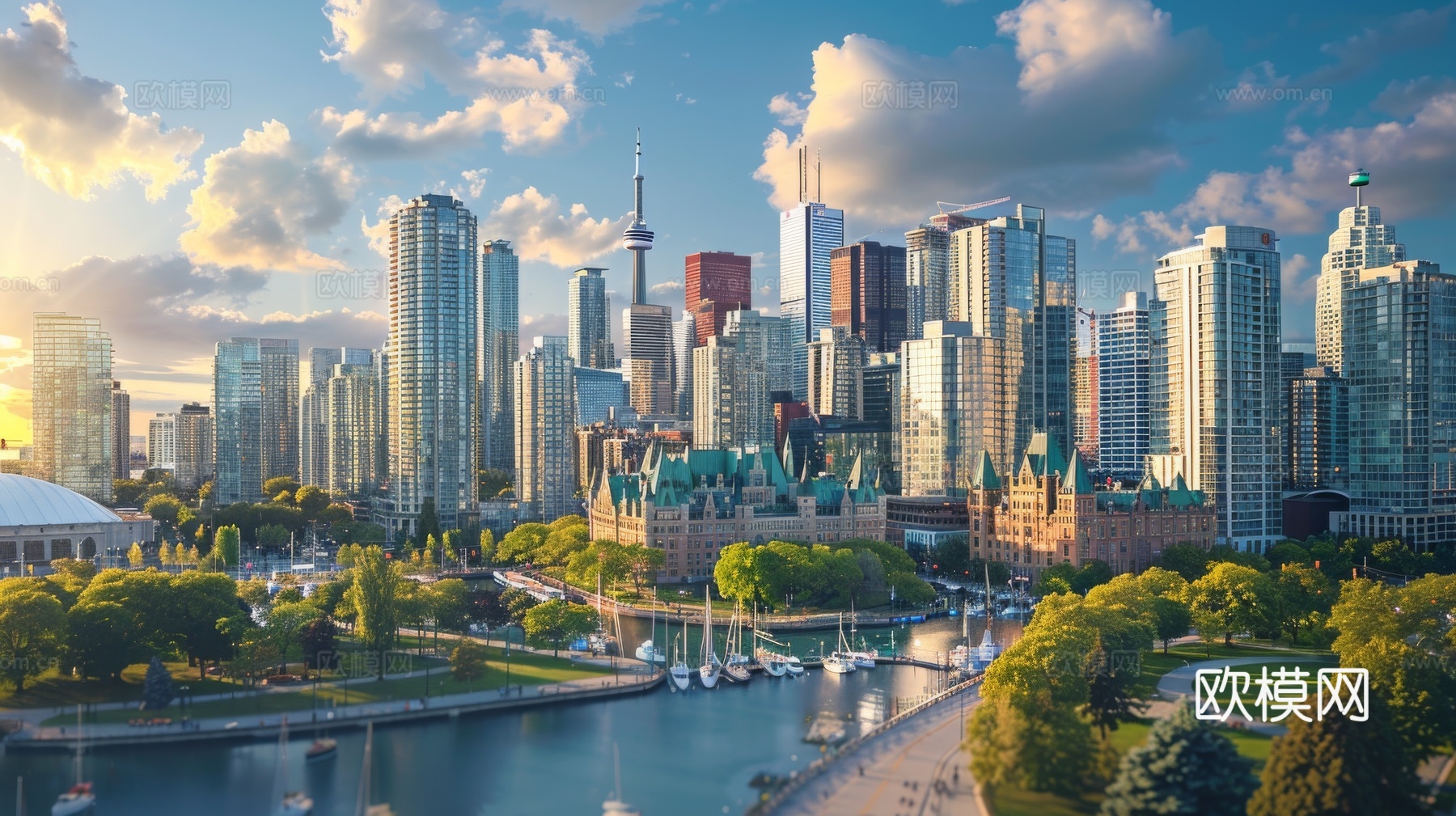 外景未来科幻城市下载（渲染图4）