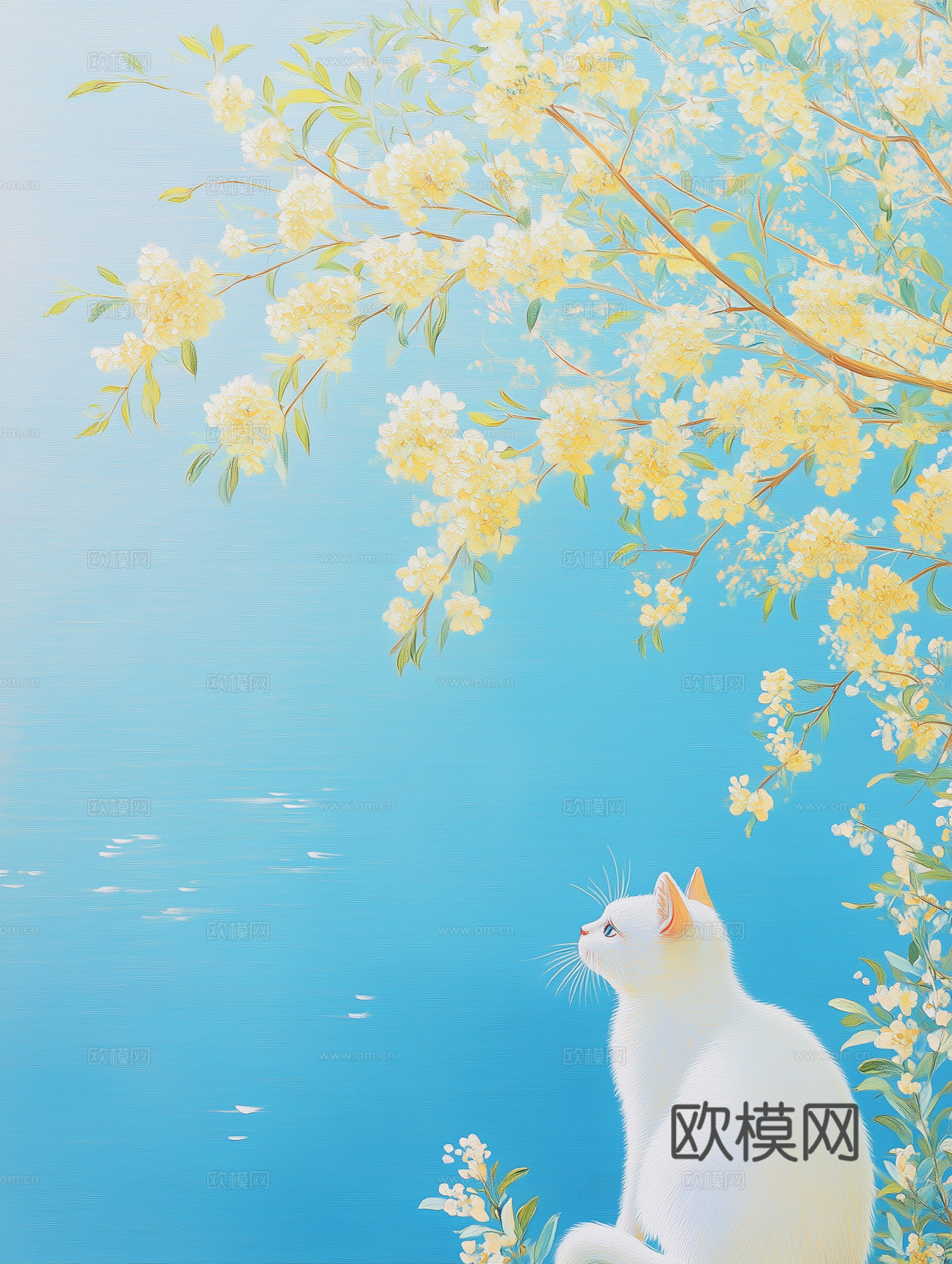 手绘动物装饰画
