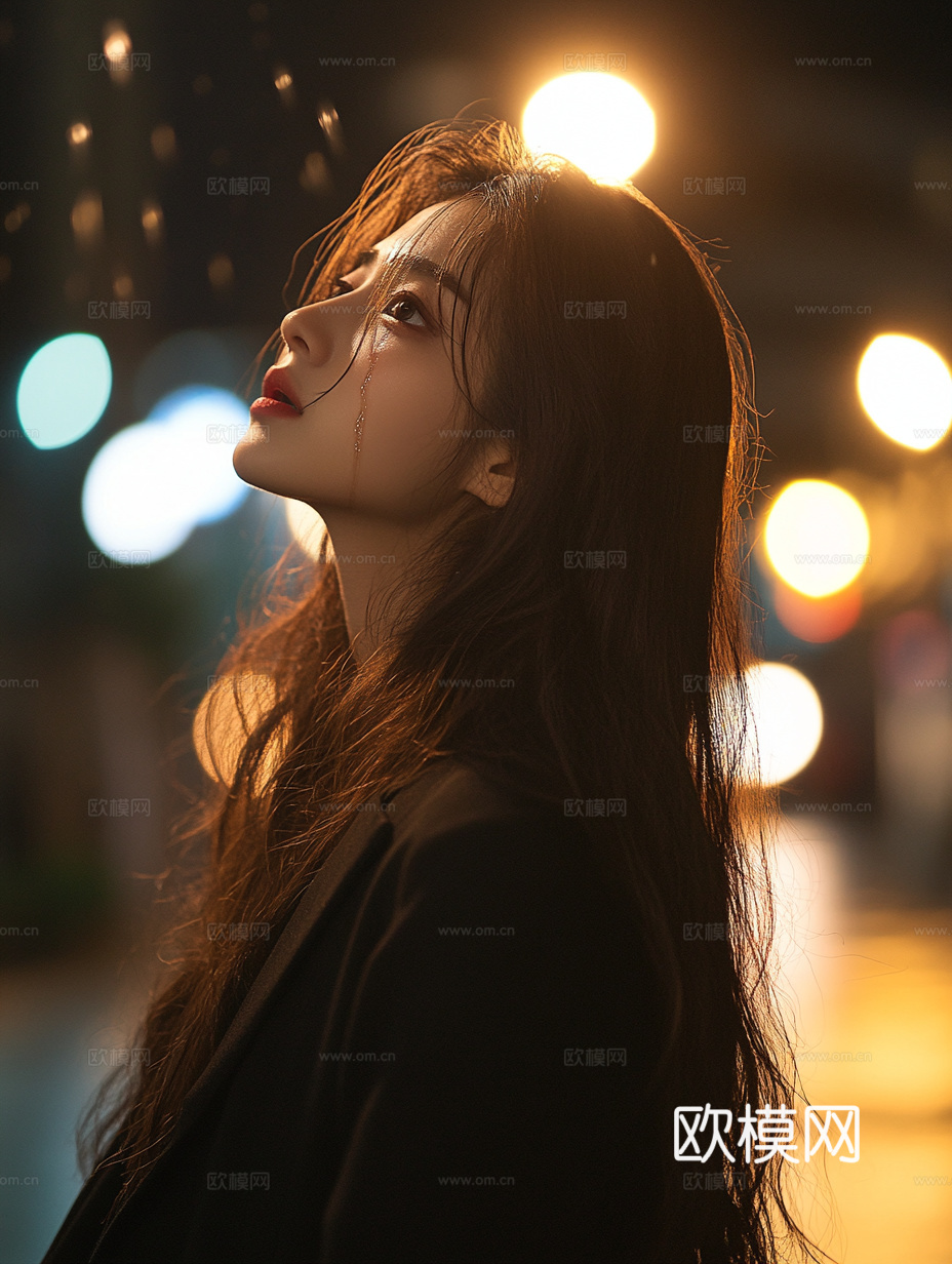 美女人物肖像挂画装饰画