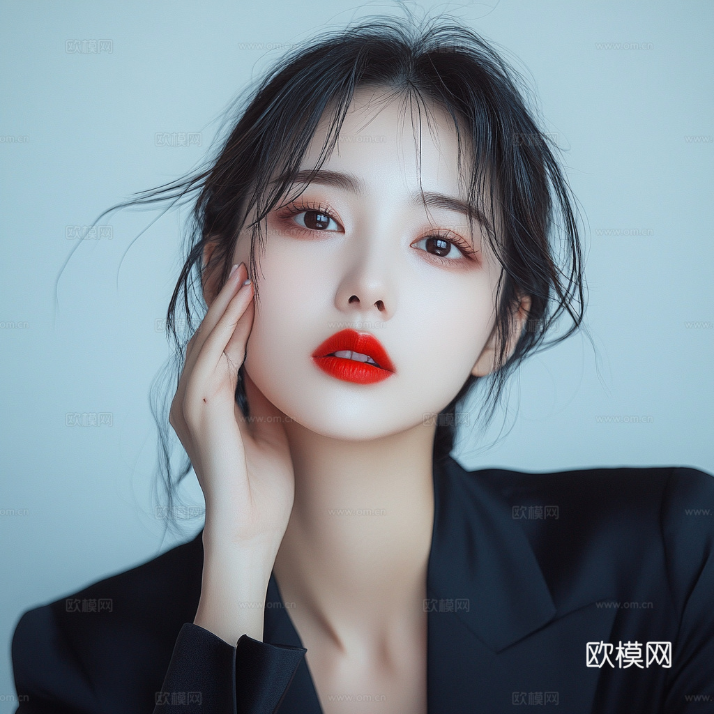 美女人物肖像挂画装饰画