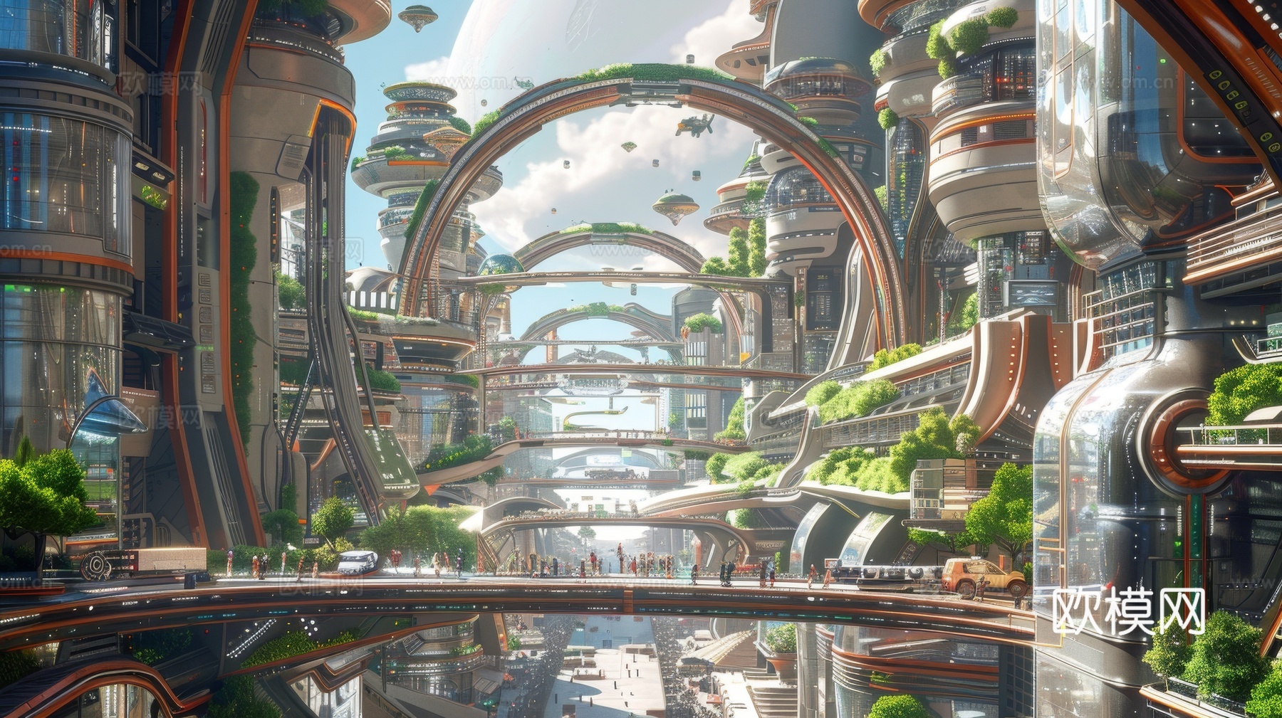 外景未来科幻城市