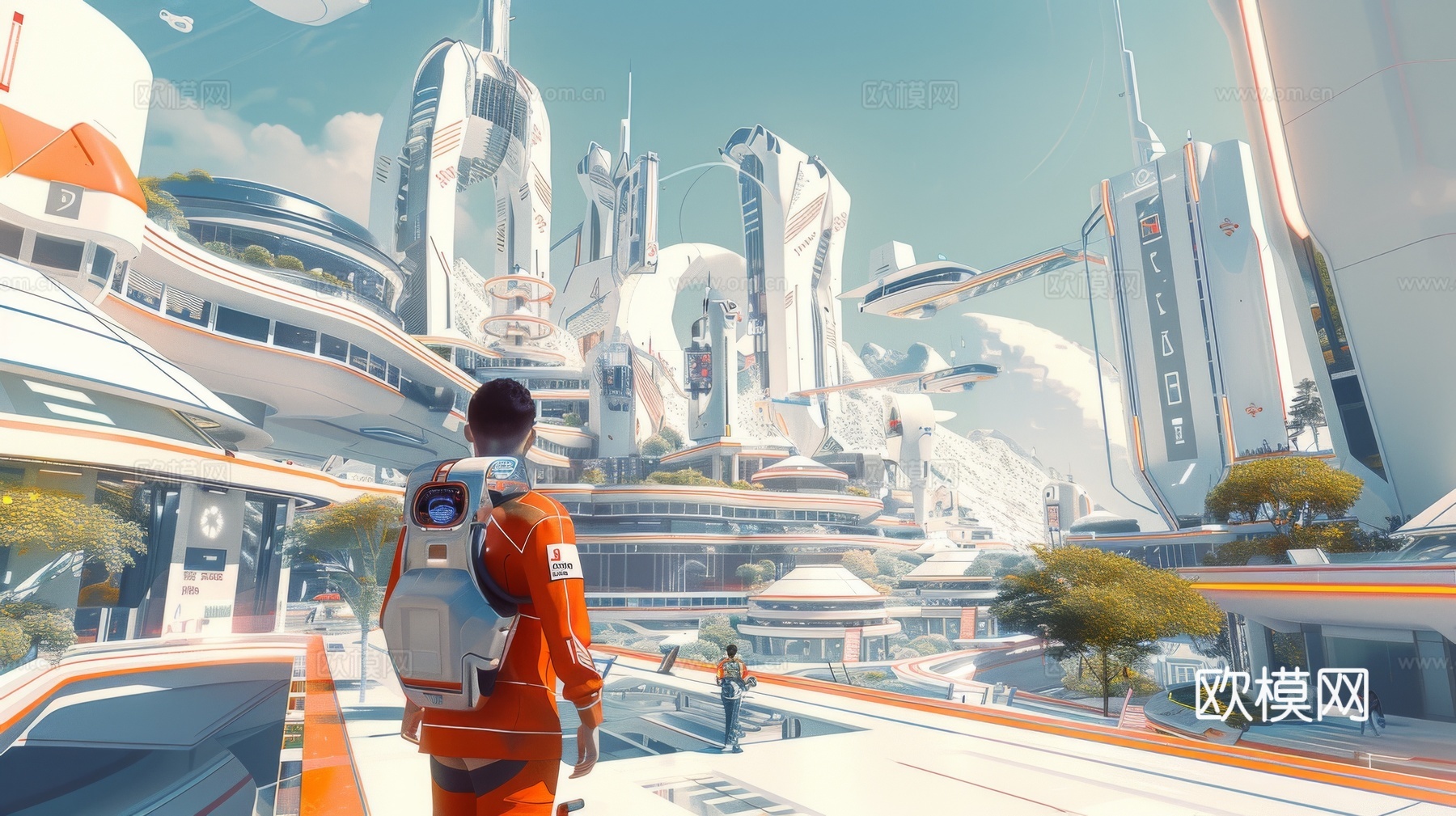 外景未来科幻城市下载（渲染图4）