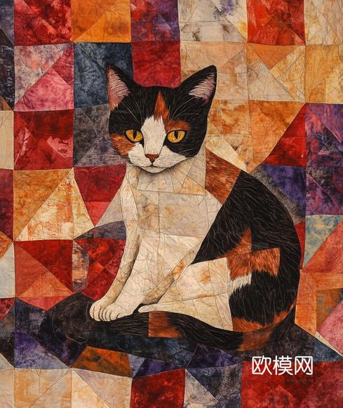手绘动物装饰画下载(渲染图3)