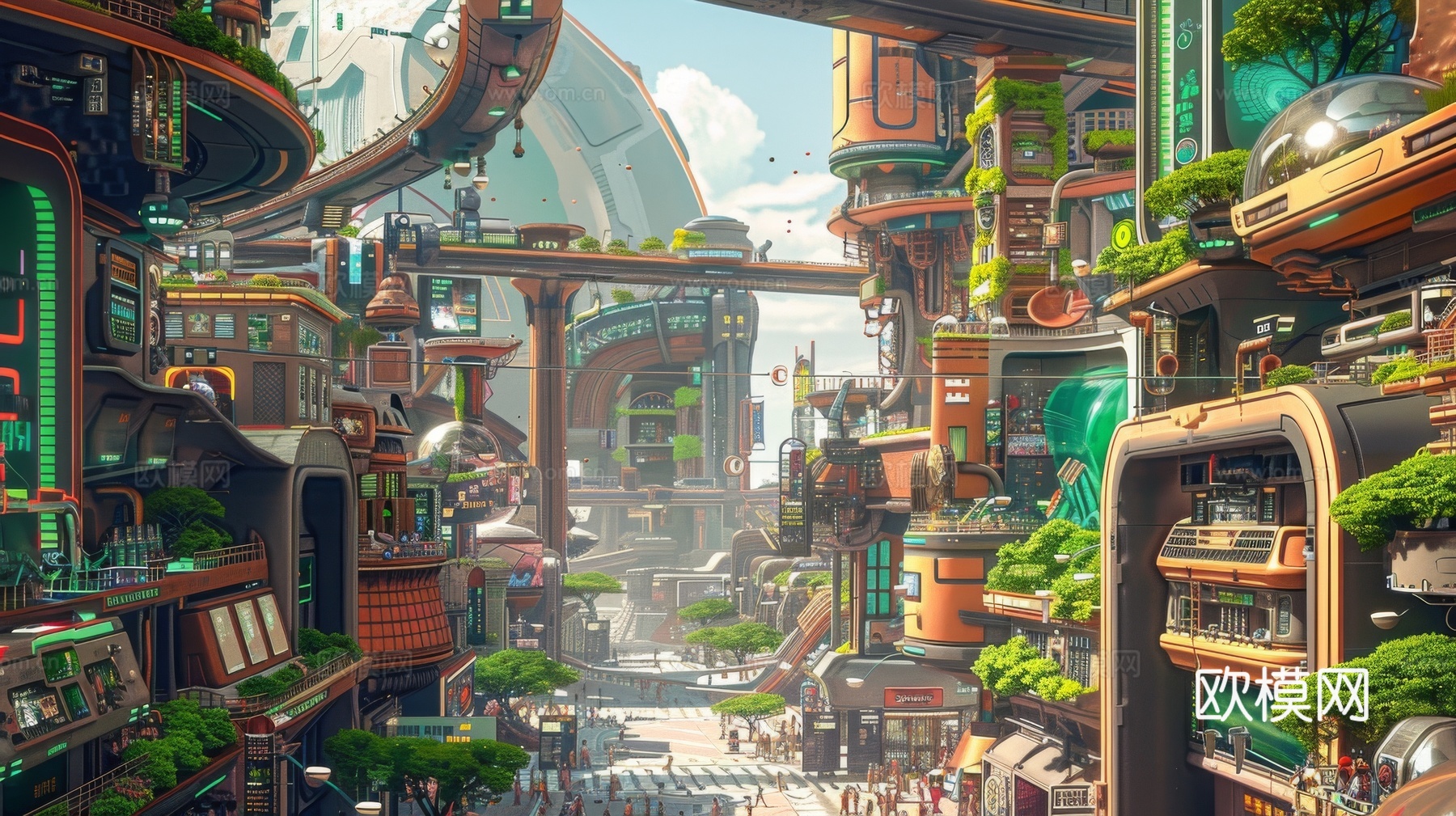 外景未来科幻城市