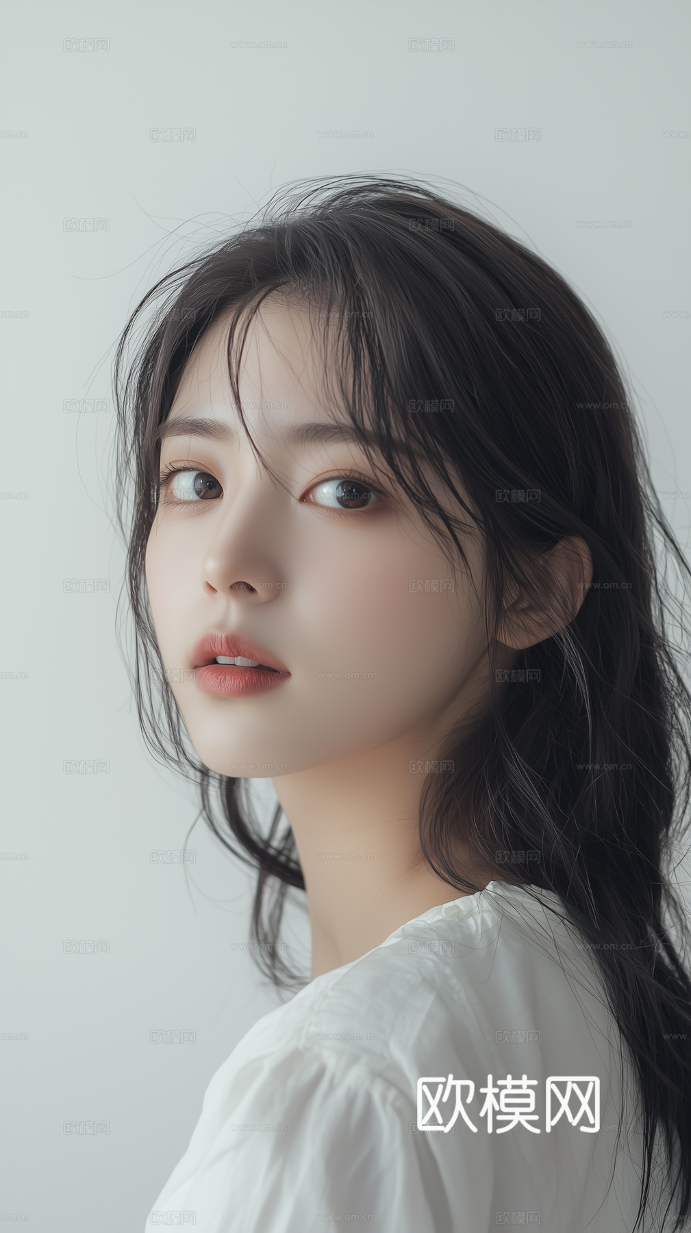 美女人物肖像挂画装饰画