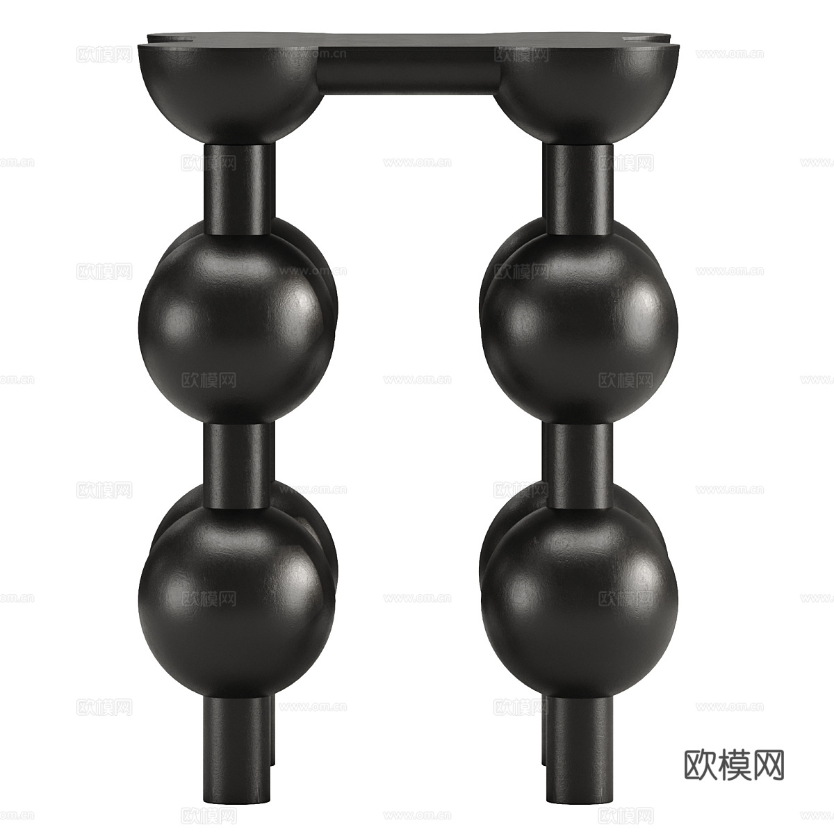 现代侘寂 Sohome 陶瓷咖啡桌3d模型