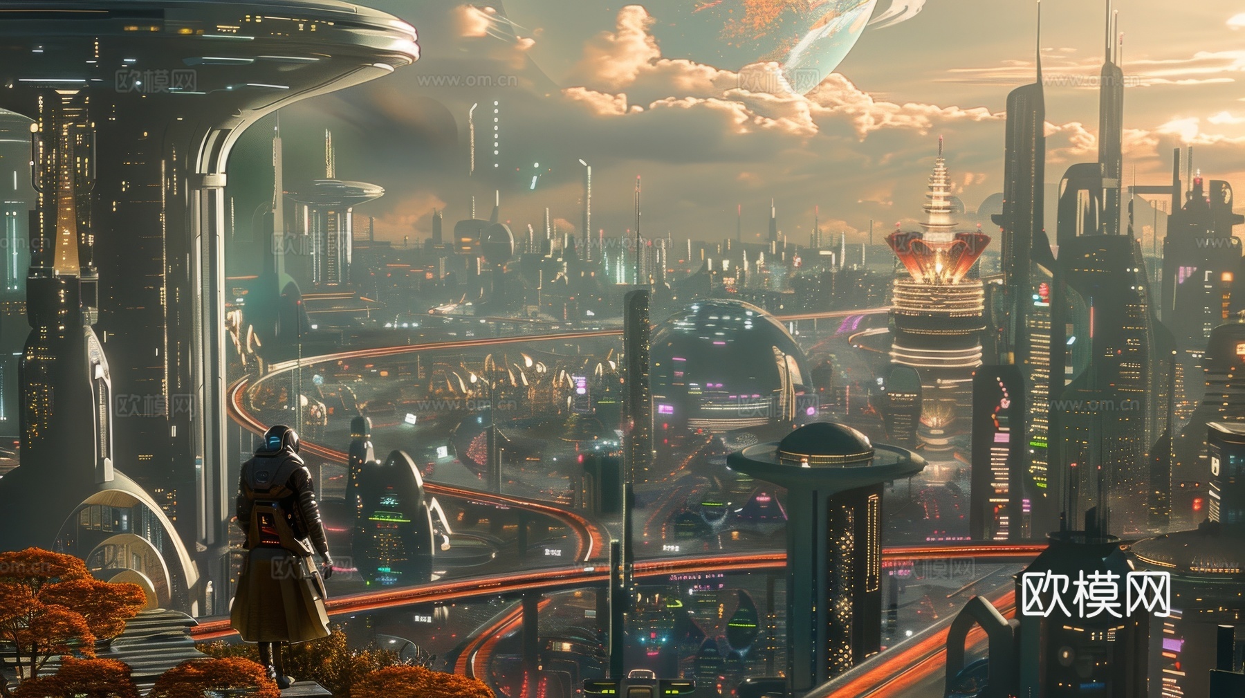 外景未来科幻城市下载（渲染图5）