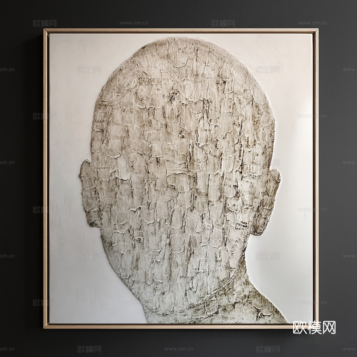 现代意式艺术挂画3d模型