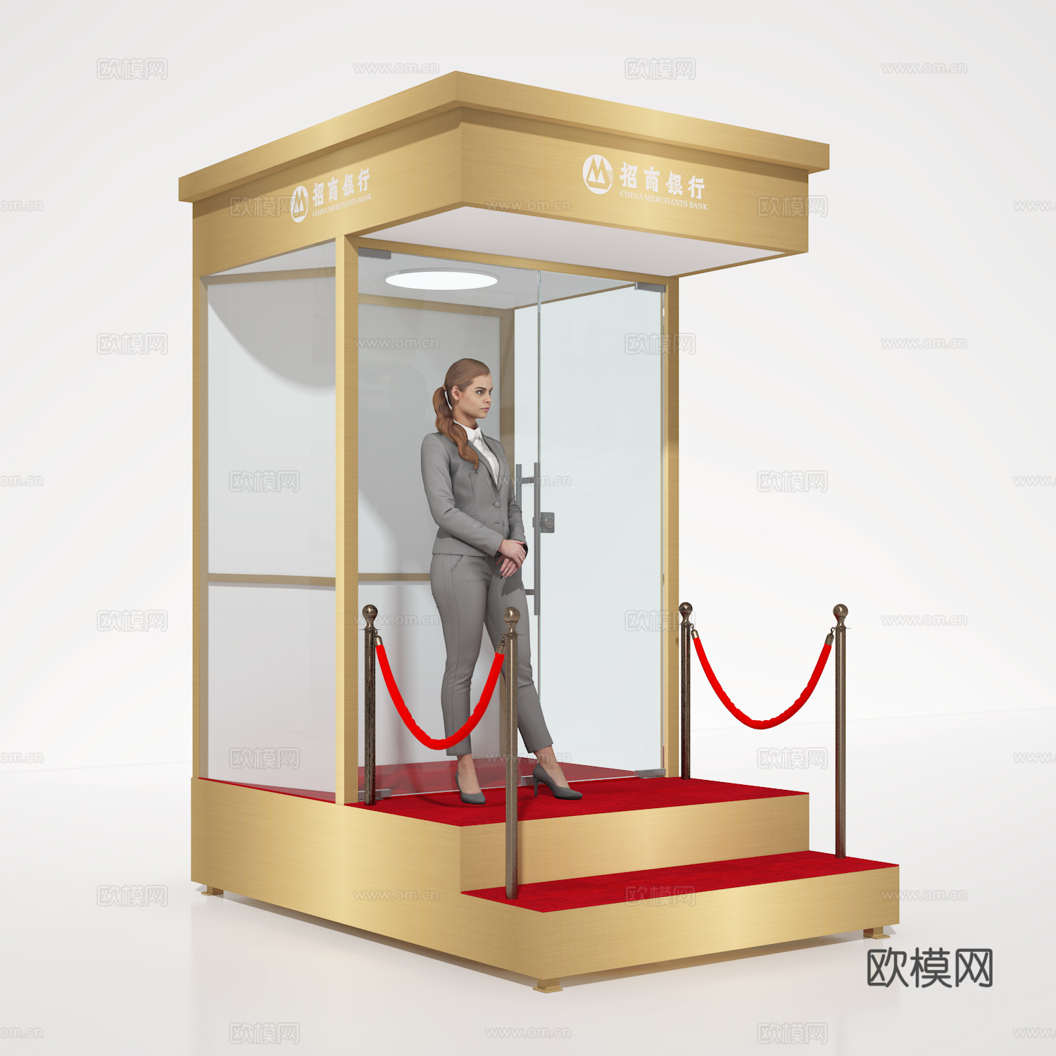 保安亭3d模型
