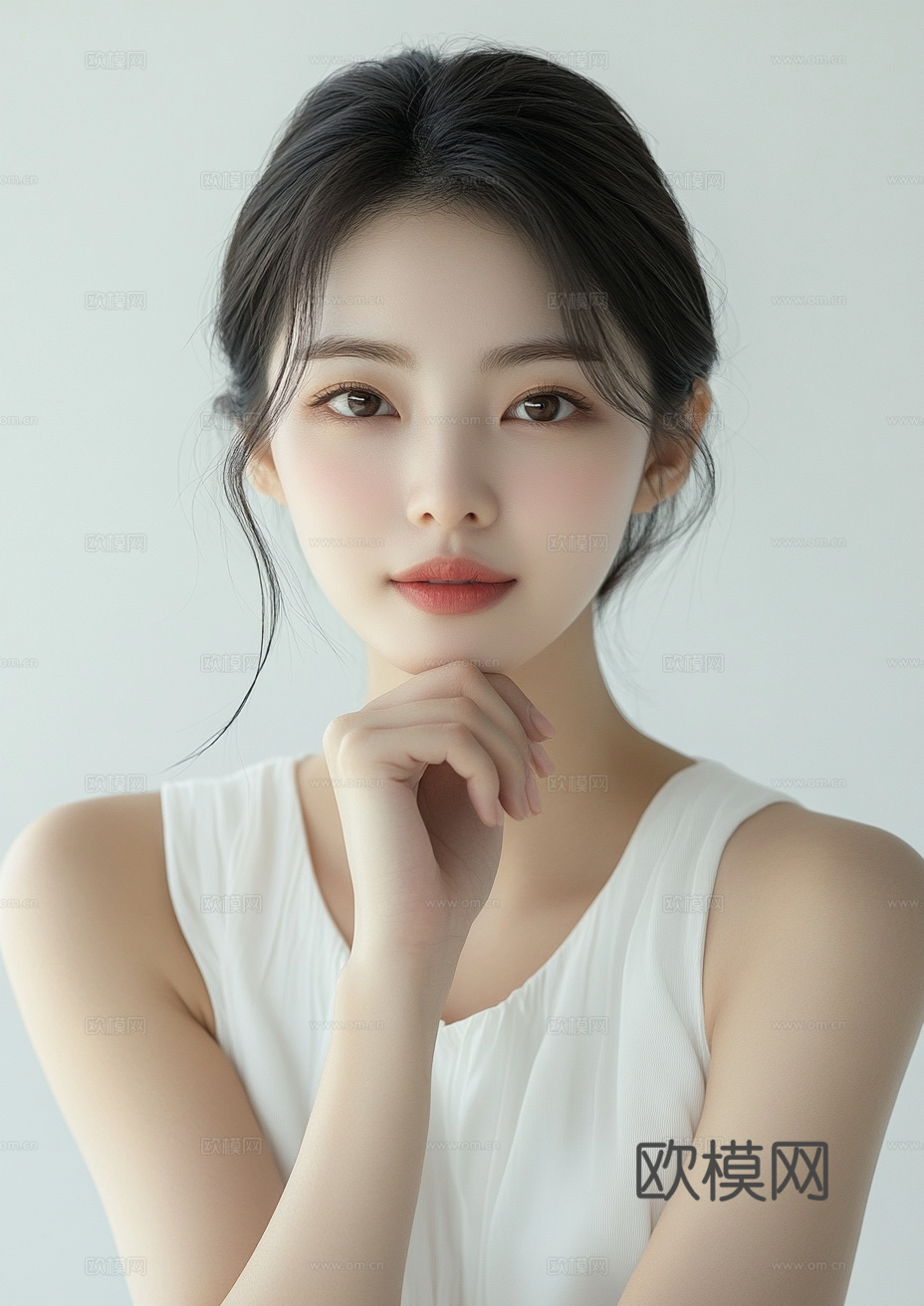 美女人物肖像挂画装饰画
