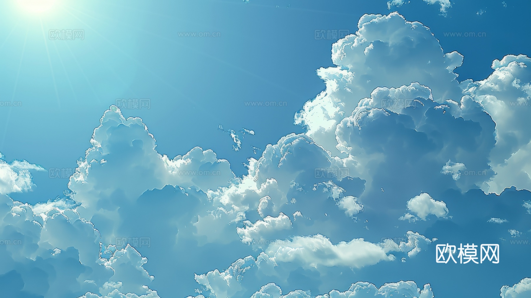 外景天空云彩下载（渲染图5）