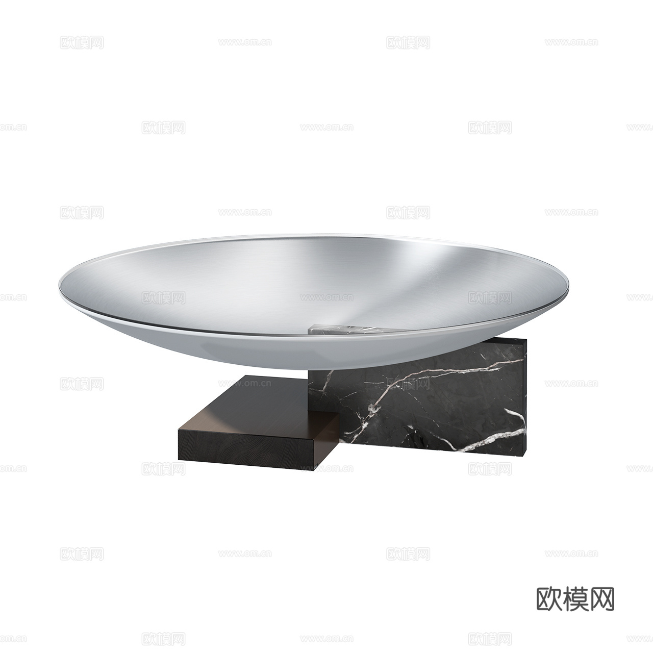 Roche Bobois 罗奇堡 极简茶几 圆形茶几3d模型