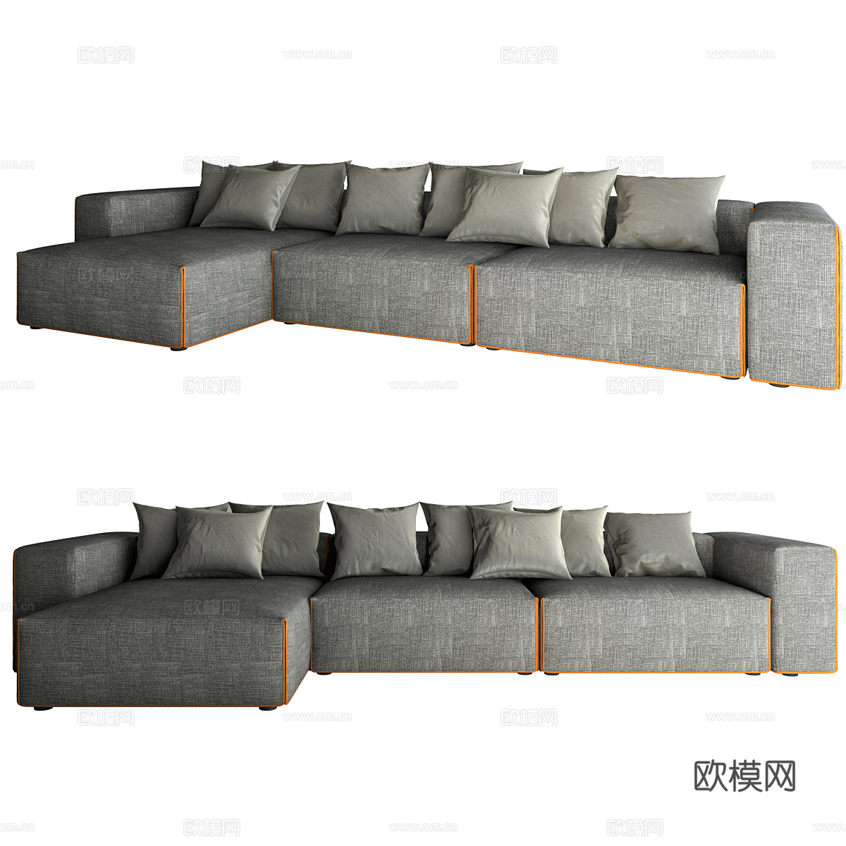 Moroso 弹簧沙发3d模型