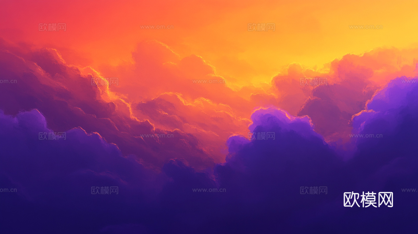 梦幻云彩科幻电视屏幕下载（渲染图4）