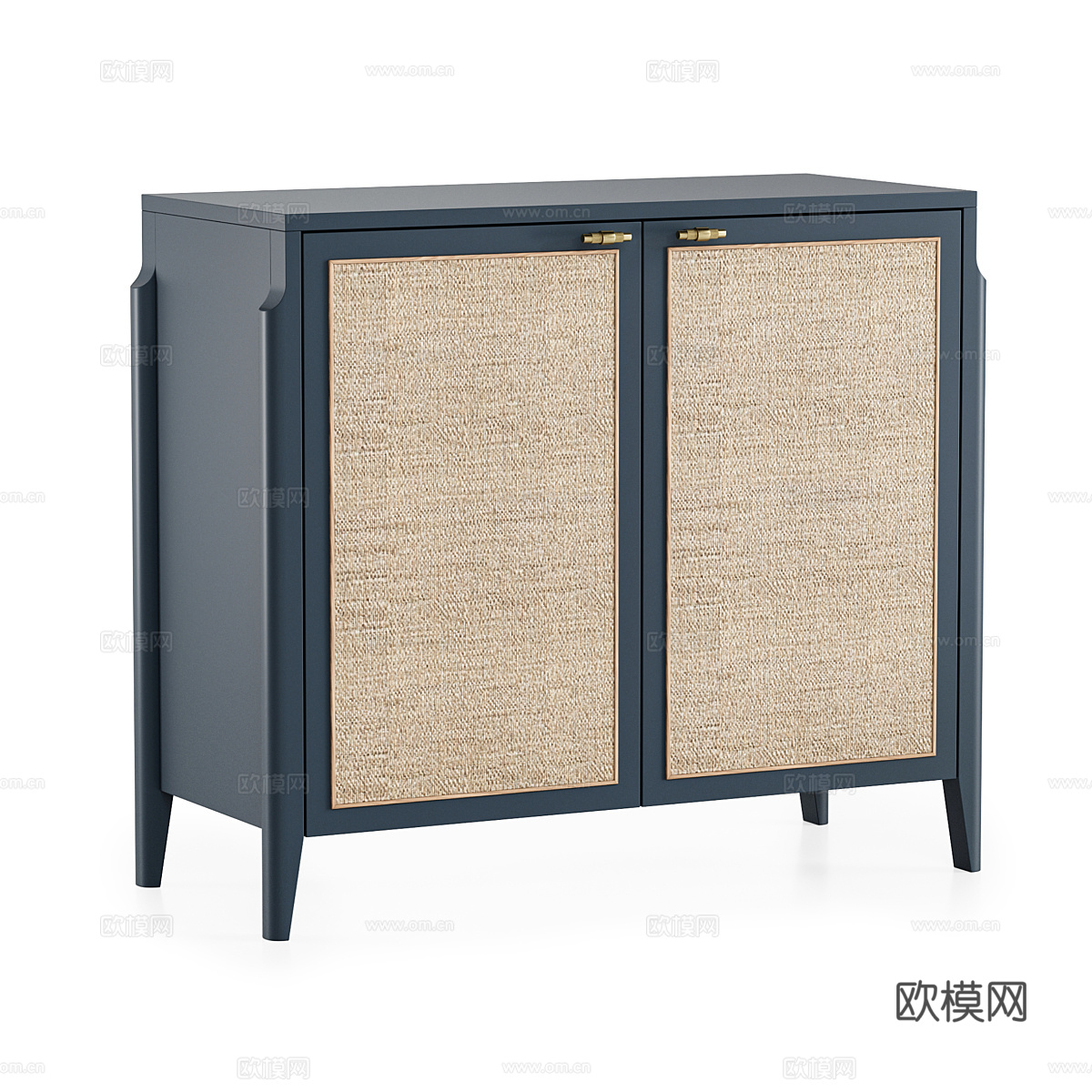 新中式斗柜 边柜3d模型